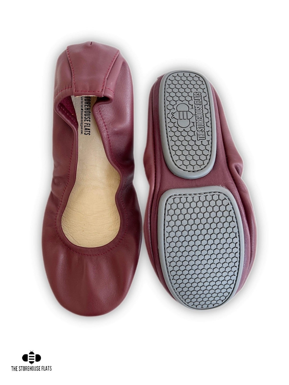 Storehouse Flats Maroon *Brand New*